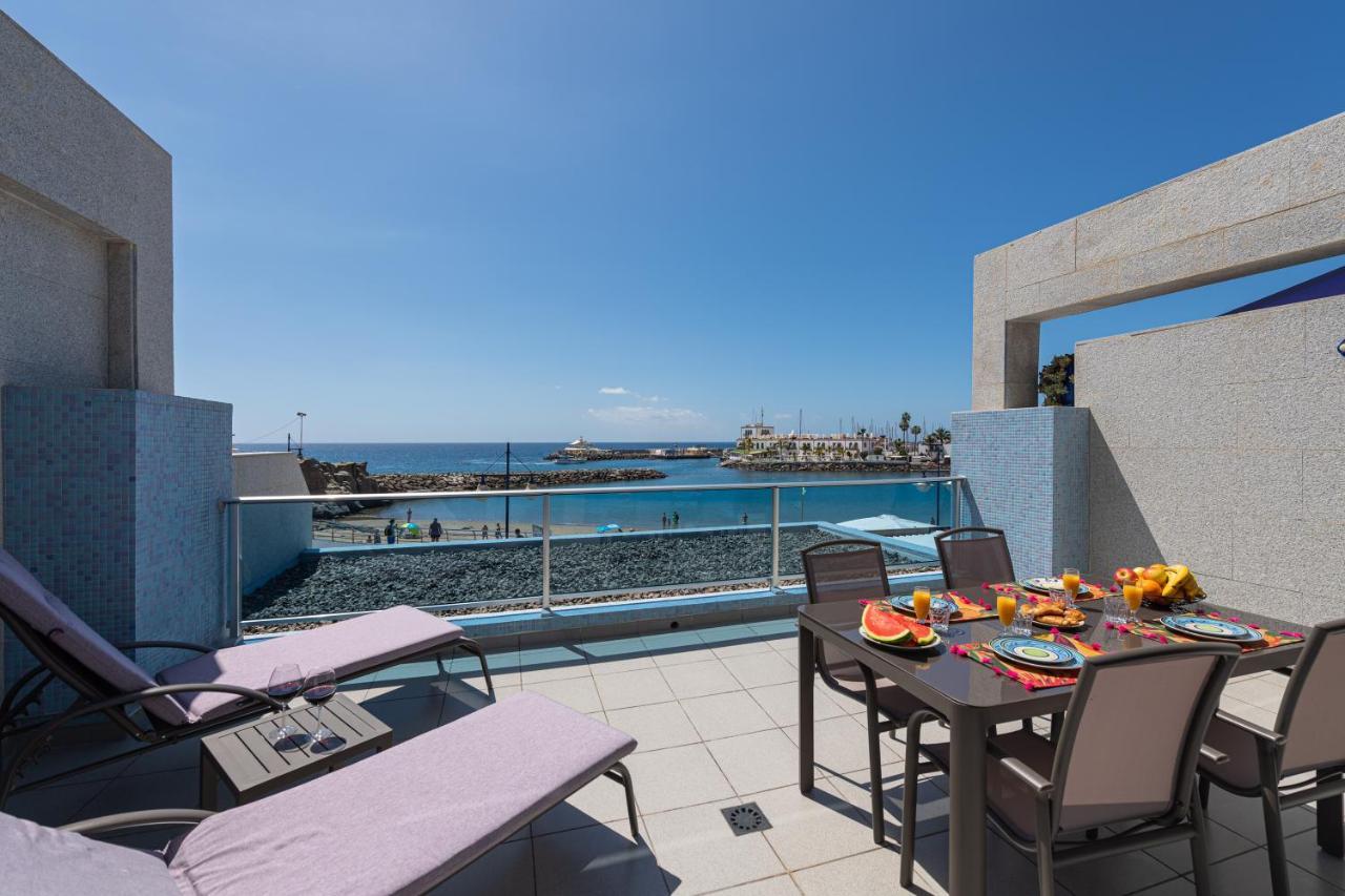 Beachfront In Puerto Mogan Apartment *